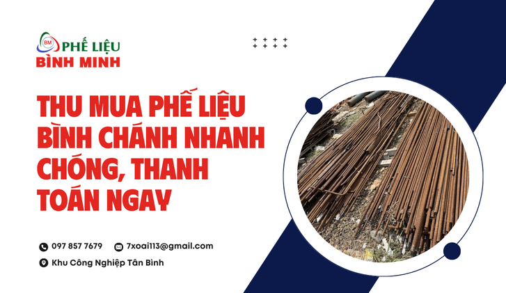 Thu mua phế liệu Bình Chánh mang lại giải pháp tối ưu cho bạn