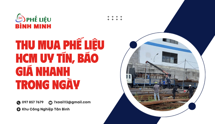 Thu mua phế liệu HCM giải pháp xanh cho sự phát triển bền vững